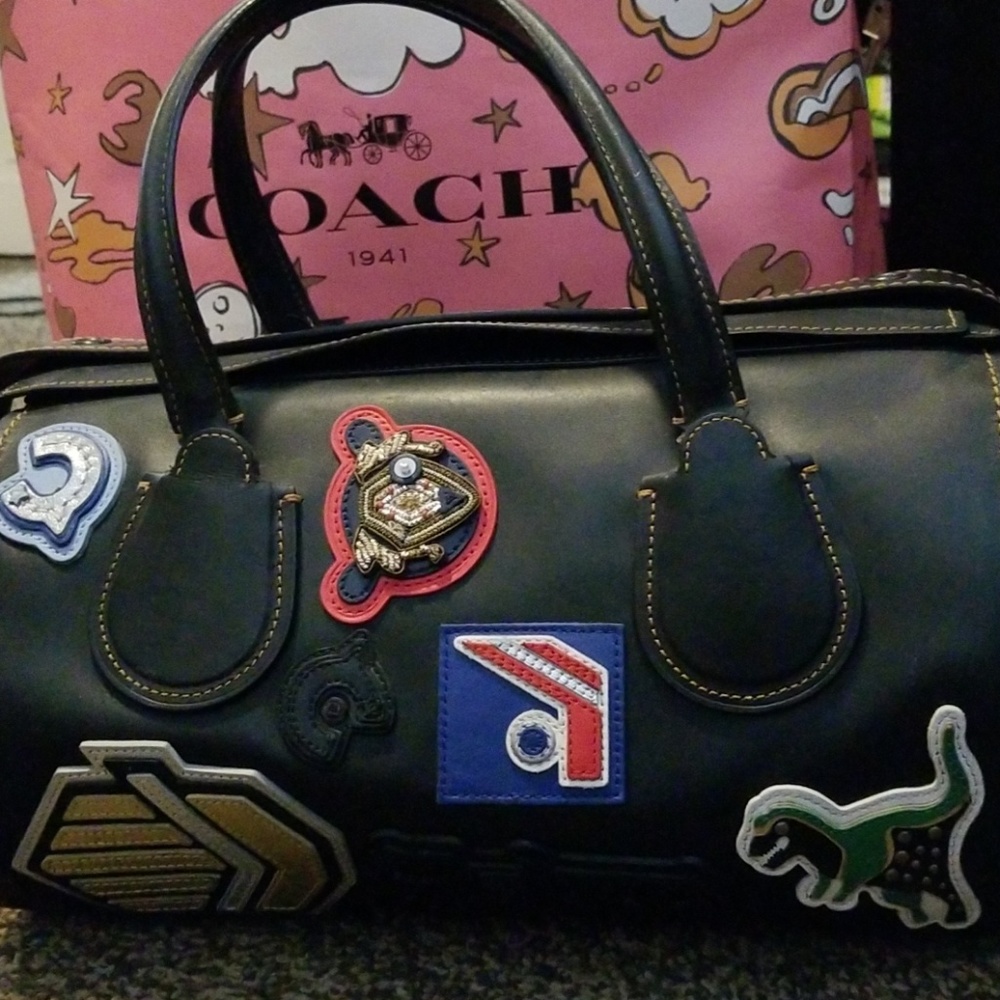 Coach 1941 varsity badlands satchel